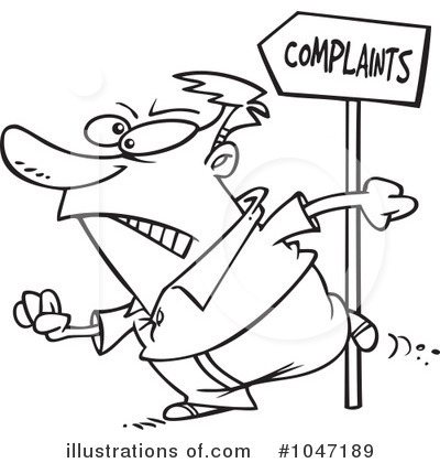Royalty-Free (RF) Complaint Clipart Illustration by toonaday - Stock Sample #1047189
