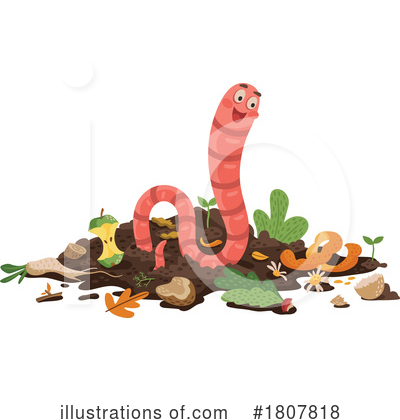Worm Clipart #1807818 by Vector Tradition SM