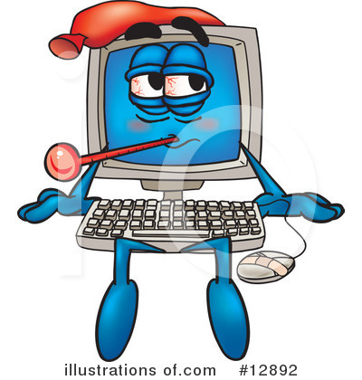 Computer Clipart #12892 by Toons4Biz
