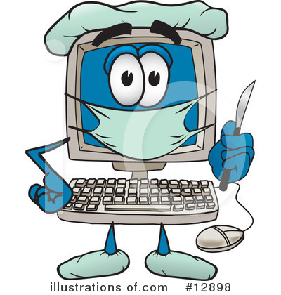 Computer Clipart #12898 by Toons4Biz