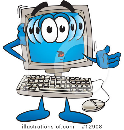 Computer Clipart #12908 by Toons4Biz