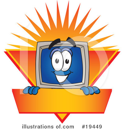 Computer Clipart #19449 by Mascot Junction