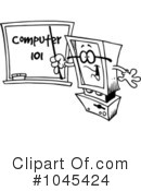 Computer Clipart #1045424 by toonaday