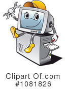 Computer Clipart #1081826 by Vector Tradition SM