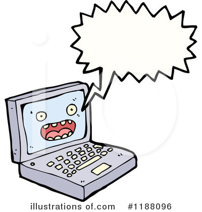 Royalty-Free (RF) Computer Clipart Illustration by lineartestpilot - Stock Sample #1188096