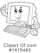 Computer Clipart #1415460 by visekart
