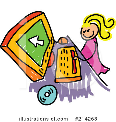 Royalty-Free (RF) Computer Clipart Illustration by Prawny - Stock Sample #214268
