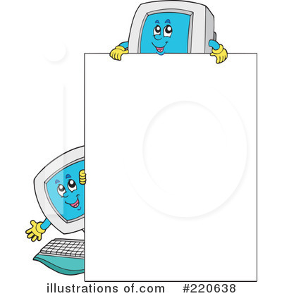 Computer Clipart #220638 by visekart