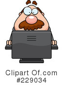 Computer Clipart #229034 by Cory Thoman