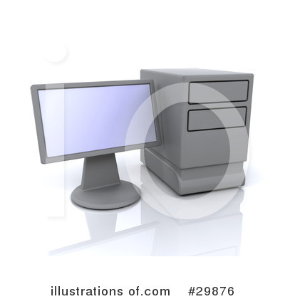 Royalty-Free (RF) Computer Clipart Illustration by KJ Pargeter - Stock Sample #29876