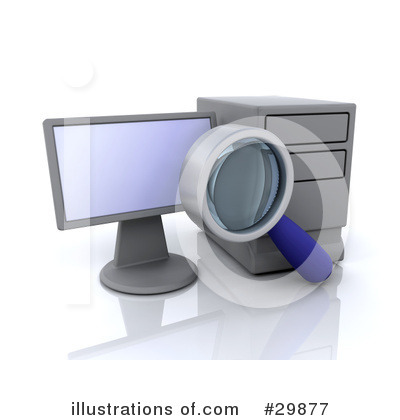 Royalty-Free (RF) Computer Clipart Illustration by KJ Pargeter - Stock Sample #29877
