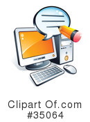 Computer Clipart #35064 by beboy