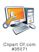 Computer Clipart #35071 by beboy