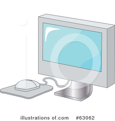 Royalty-Free (RF) Computer Clipart Illustration by Rosie Piter - Stock Sample #63062