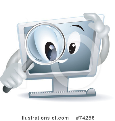 Royalty-Free (RF) Computer Clipart Illustration by BNP Design Studio - Stock Sample #74256