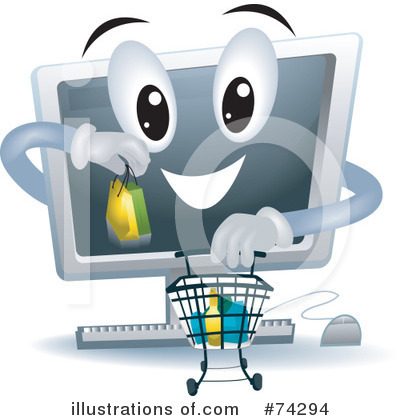 Royalty-Free (RF) Computer Clipart Illustration by BNP Design Studio - Stock Sample #74294