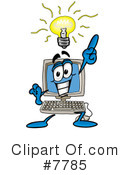 Computer Clipart #7785 by Mascot Junction
