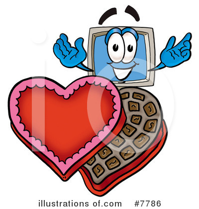 Royalty-Free (RF) Computer Clipart Illustration by Mascot Junction - Stock Sample #7786