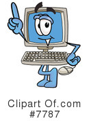 Computer Clipart #7787 by Mascot Junction