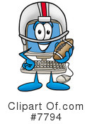 Computer Clipart #7794 by Mascot Junction