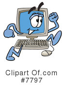 Computer Clipart #7797 by Mascot Junction