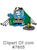 Computer Clipart #7805 by Mascot Junction
