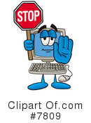 Computer Clipart #7809 by Mascot Junction