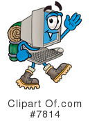 Computer Clipart #7814 by Mascot Junction