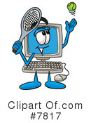 Computer Clipart #7817 by Mascot Junction