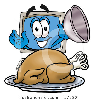 Royalty-Free (RF) Computer Clipart Illustration by Mascot Junction - Stock Sample #7820