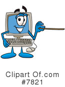 Computer Clipart #7821 by Mascot Junction