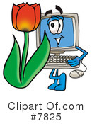 Computer Clipart #7825 by Mascot Junction
