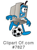 Computer Clipart #7827 by Mascot Junction