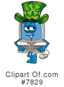 Computer Clipart #7829 by Mascot Junction