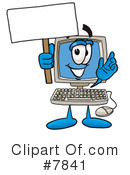 Computer Clipart #7841 by Mascot Junction