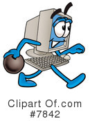 Computer Clipart #7842 by Mascot Junction
