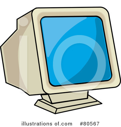 Royalty-Free (RF) Computer Clipart Illustration by Pams Clipart - Stock Sample #80567