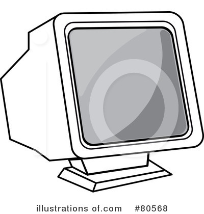 Royalty-Free (RF) Computer Clipart Illustration by Pams Clipart - Stock Sample #80568