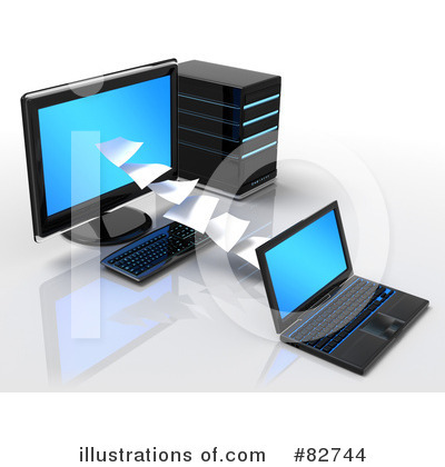 Royalty-Free (RF) Computer Clipart Illustration by Tonis Pan - Stock Sample #82744