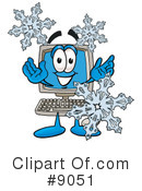 Computer Clipart #9051 by Mascot Junction