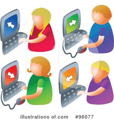 Royalty-Free (RF) Computer Clipart Illustration by Prawny - Stock Sample #96077