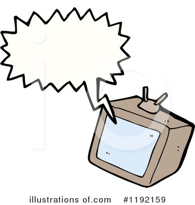 Royalty-Free (RF) Computer Monitor Clipart Illustration by lineartestpilot - Stock Sample #1192159