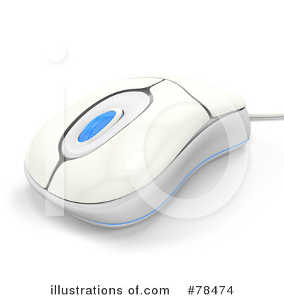 Royalty-Free (RF) Computer Mouse Clipart Illustration by Leo Blanchette - Stock Sample #78474