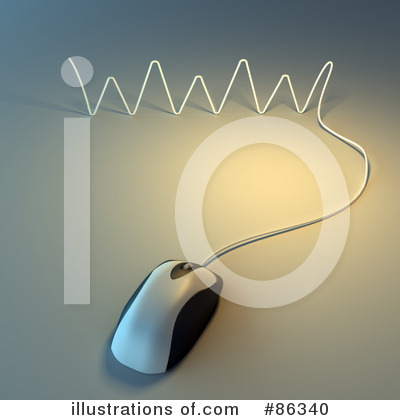 Royalty-Free (RF) Computer Mouse Clipart Illustration by Mopic - Stock Sample #86340