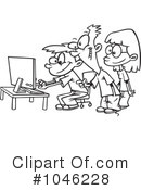 Computers Clipart #1046228 by toonaday