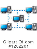 Computers Clipart #1202201 by Lal Perera