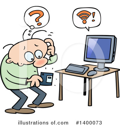 Computer Clipart #1400073 by gnurf