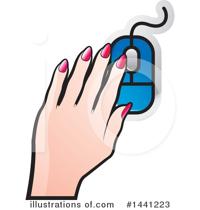 Computer Mouse Clipart #1441223 by Lal Perera