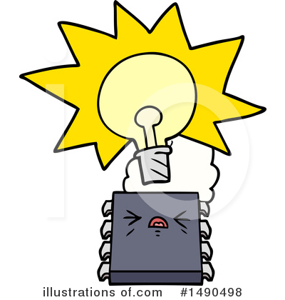 Royalty-Free (RF) Computers Clipart Illustration by lineartestpilot - Stock Sample #1490498