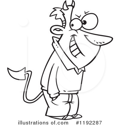 Royalty-Free (RF) Con Man Clipart Illustration by toonaday - Stock Sample #1192287